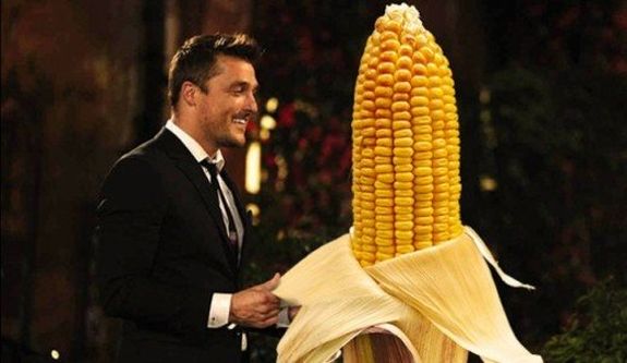 Bachelor Chris with corn